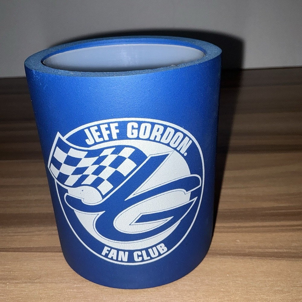 Jeff Gordon Fan Club NASCAR 2001 Can Holder Vintage
